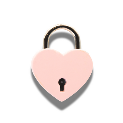 Herz-Liebesschloss klein (rosa) mit personalisierter Lasergravur – Das perfekte Geschenk für Verliebte!